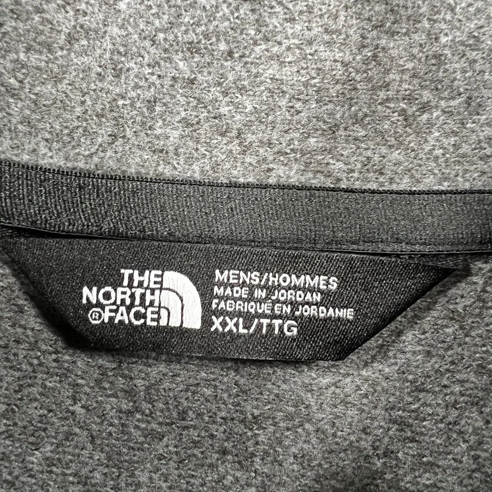 The North Face Sweatshirt Mens 2XL XXL Gray Long Sleeve Mock Neck 1/4 Zip